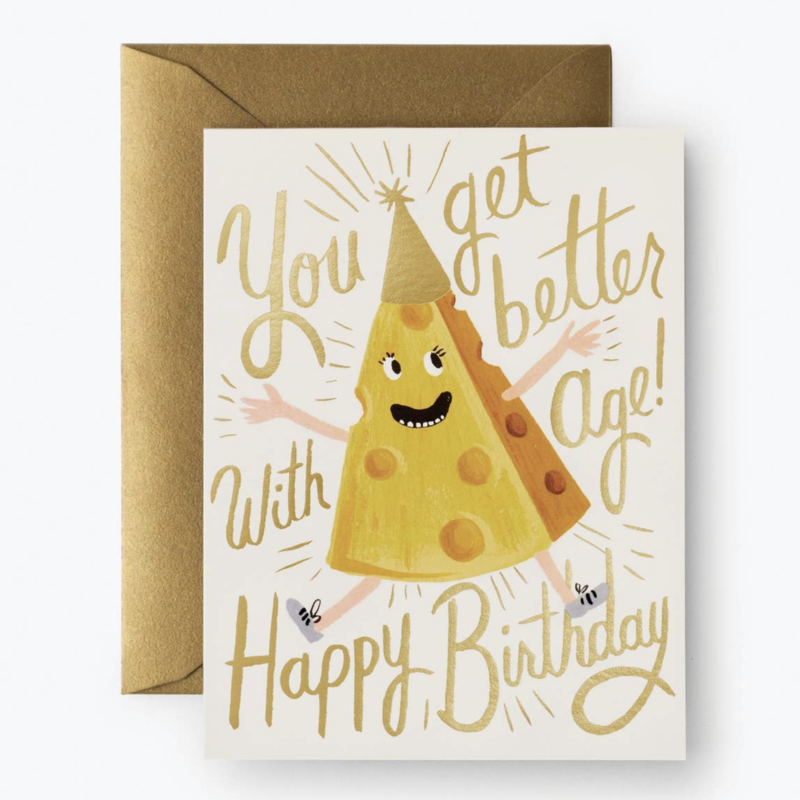 Better With Age Birthday  Card