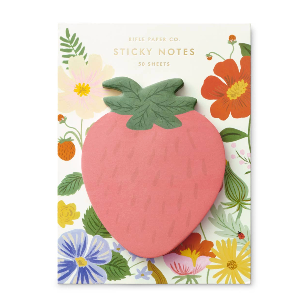 Strawberry Sticky Notes