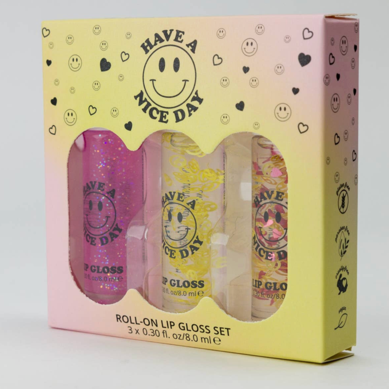 Have A Nice Day Lip Gloss Trio Box Set