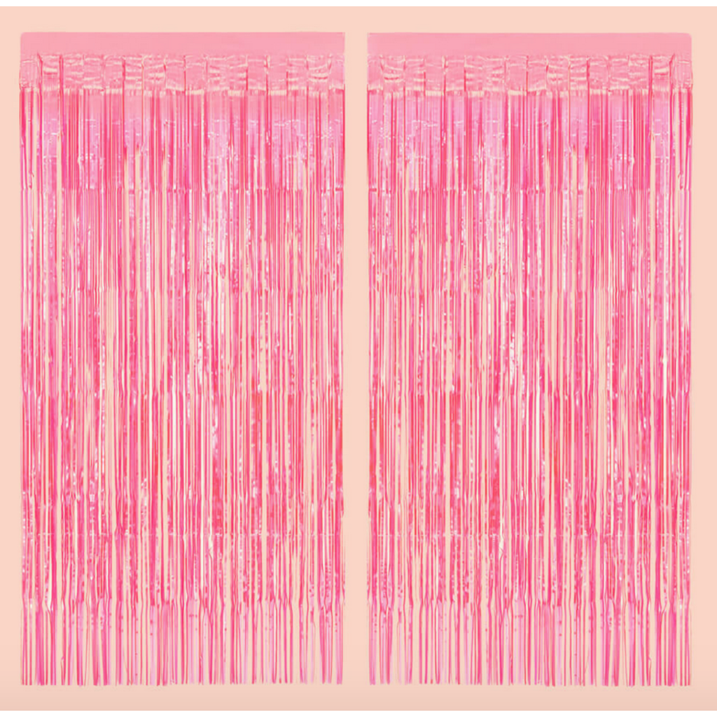 Pink Foil Curtain