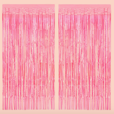 Pink Foil Curtain