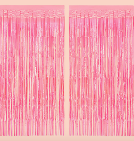 Pink Foil Curtain