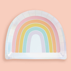 Rainbow Pastel Paper Plates