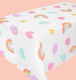 Rainbow Washable Table Cover
