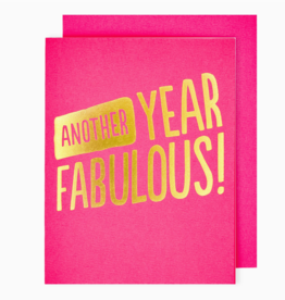 Another Year Fabulous Birthday Card