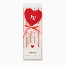 Puffy Felt Heart Wand