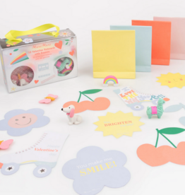 Boom Box Kids Valentine's Cards & Erasers Set