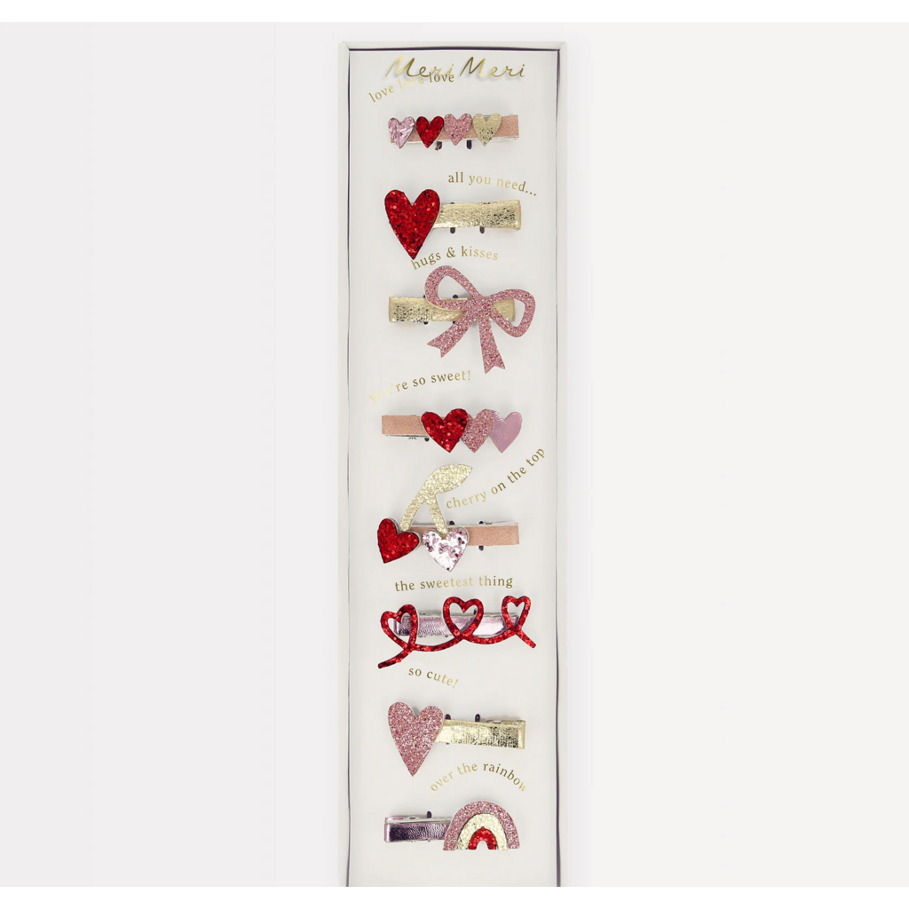 Valentine's Hair Clips