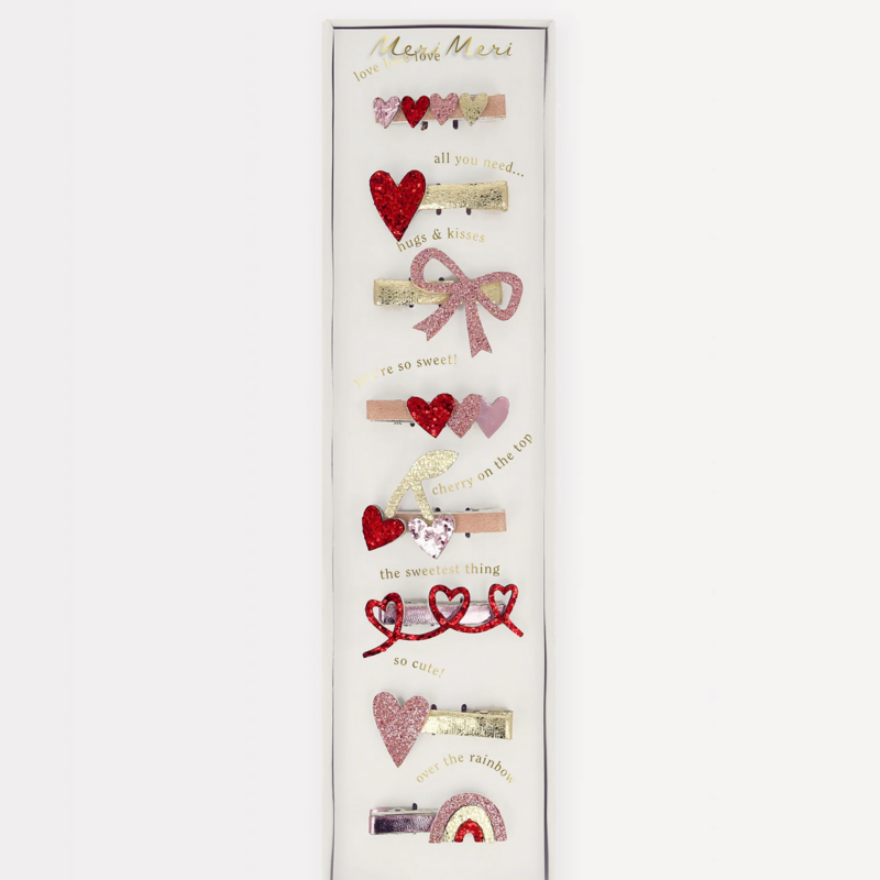 Valentine's Hair Clips