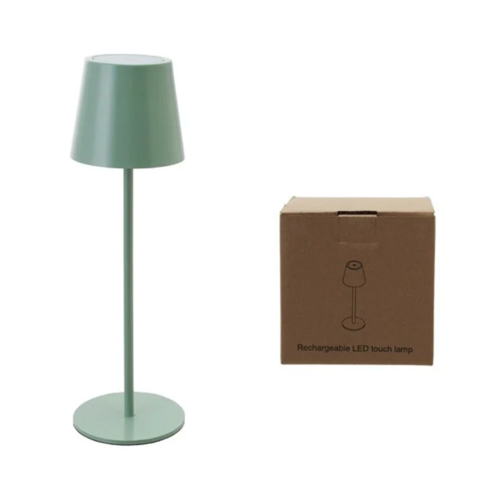 Mint Metal LED Rechargeablle Table Lamp