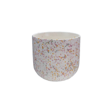 Stoneware Confetti Planter