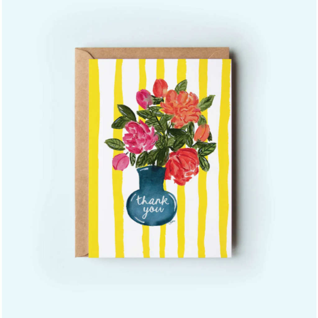A Flowery Thank You Card