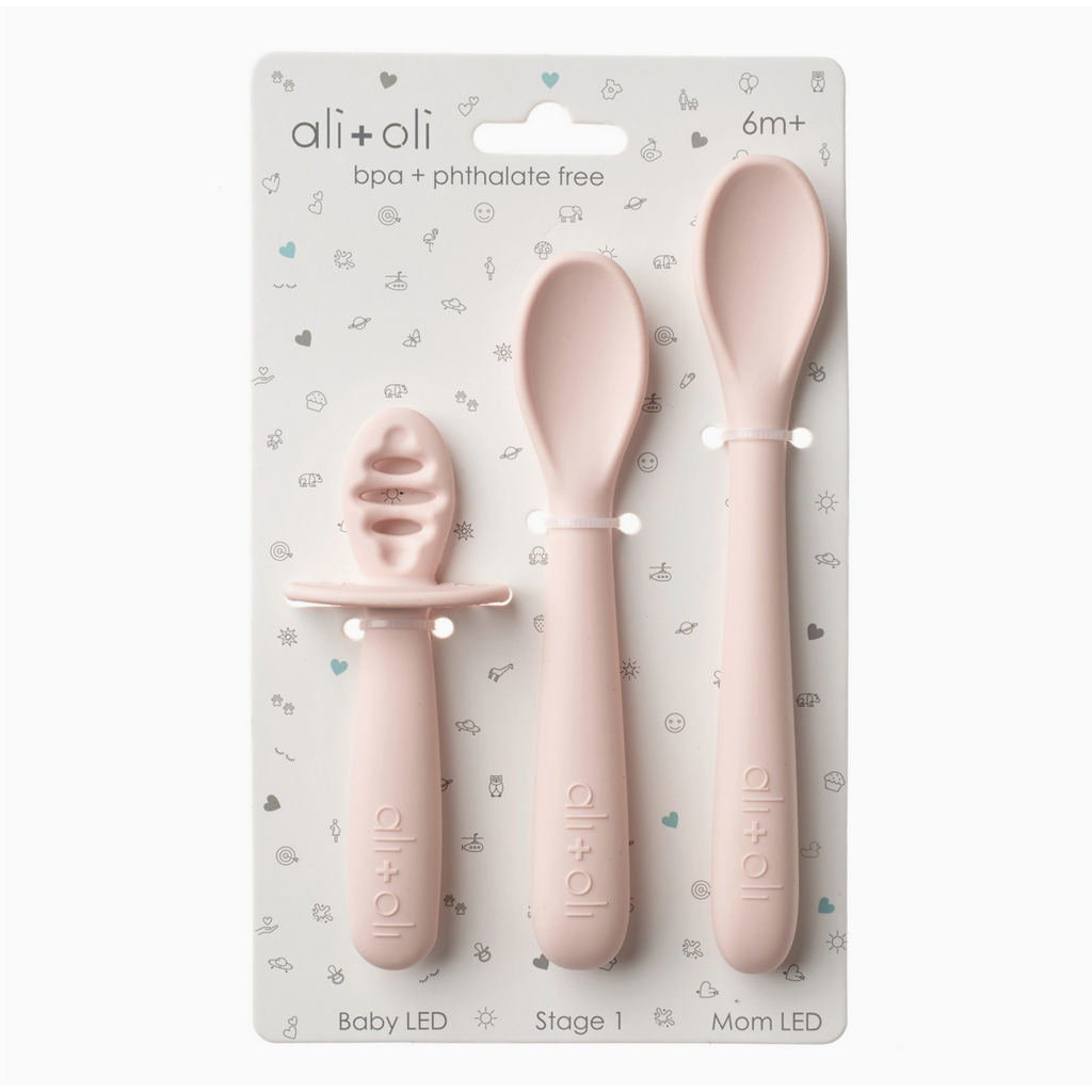 Blush Multi Stage Spoon Set For Baby 6m+