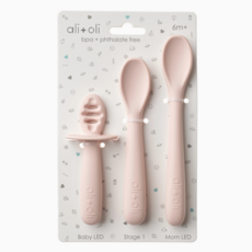 Blush Multi Stage Spoon Set For Baby 6m+