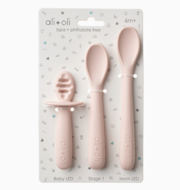 Blush Multi Stage Spoon Set For Baby 6m+
