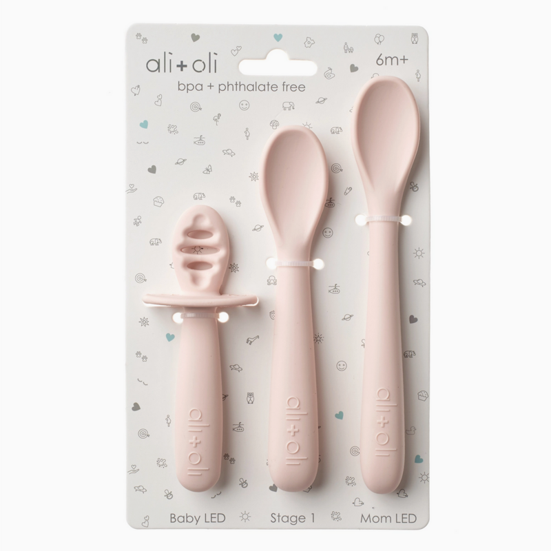 Blush Multi Stage Spoon Set For Baby 6m+
