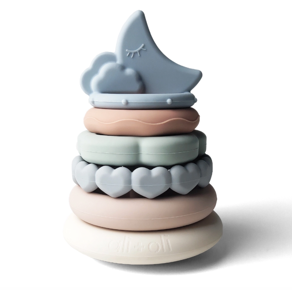 Moon Soft Silicone Stacking Ring Tower