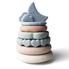 Moon Soft Silicone Stacking Ring Tower