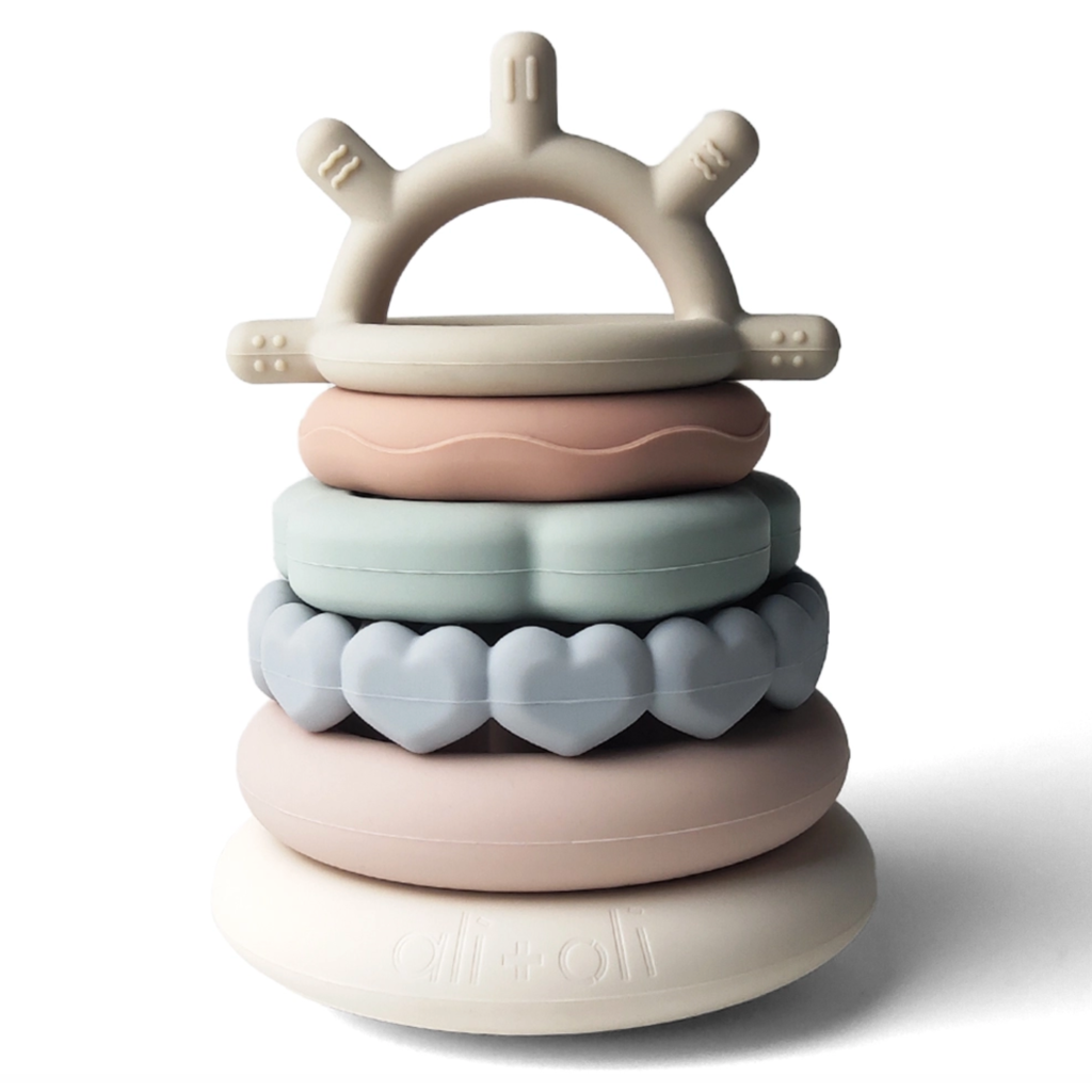 Sun Soft Silicone Stacking Ring Tower