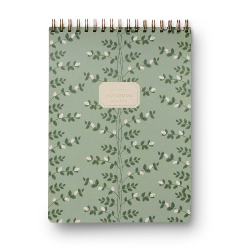 Climbing Vines Large Spiral Notebook