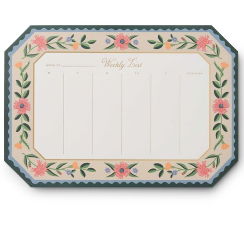 Aster Weekly Desk Pad