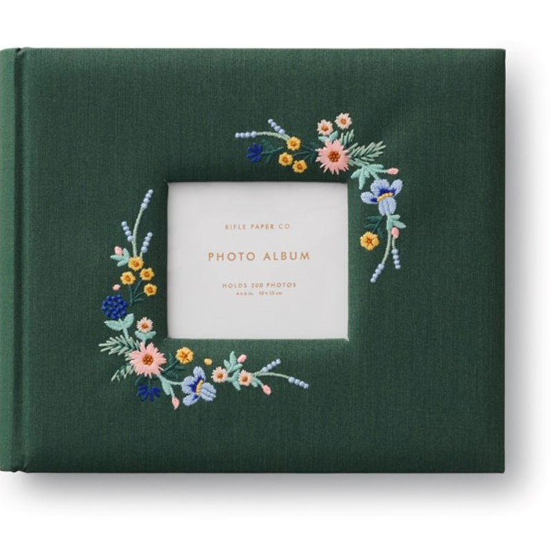 Wildwood Embroidered Photo Album