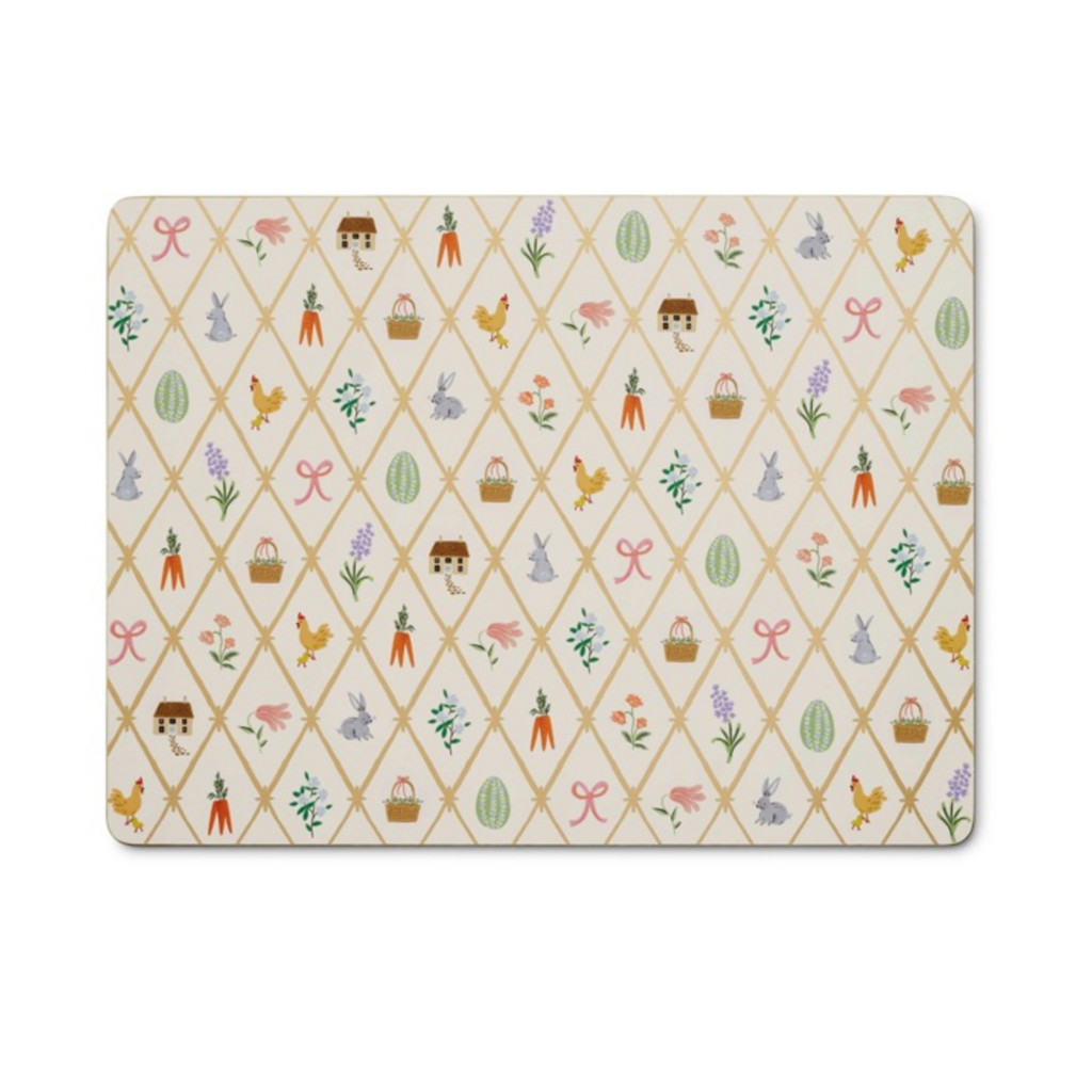 Spring Farm Placemats- Set of 4