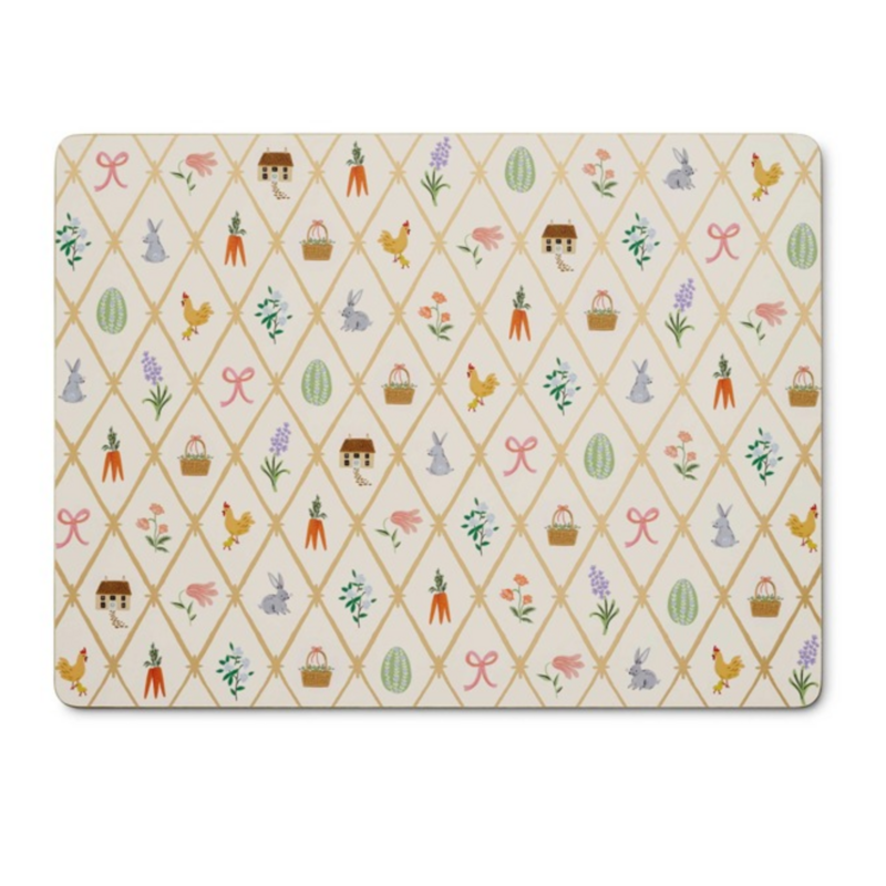 Spring Farm Placemats- Set of 4