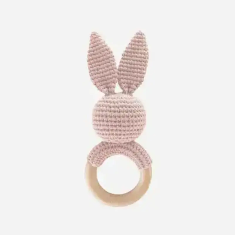 Teether Bunny Pink Rattle