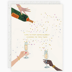 Pop Some Bubbly Wedding + Engagement Card
