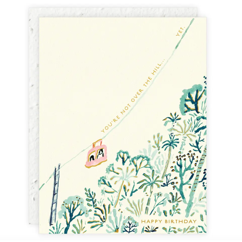 Over The Hill Birthday Card