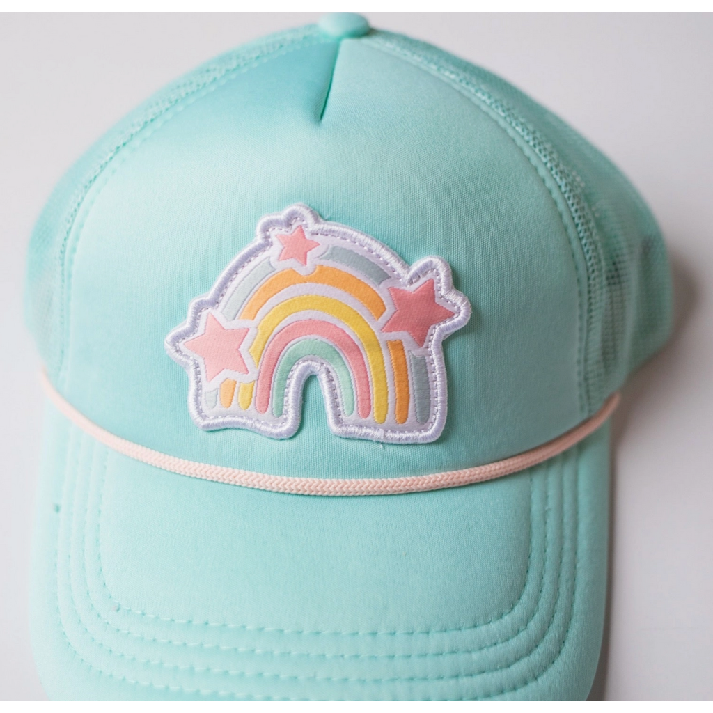 Rainbow Patch Trucker Hat Kids