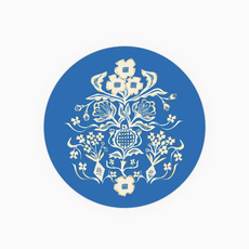 Blue Flower Bouquet Coaster
