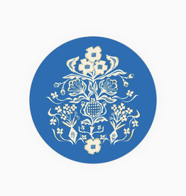Blue Flower Bouquet Coaster