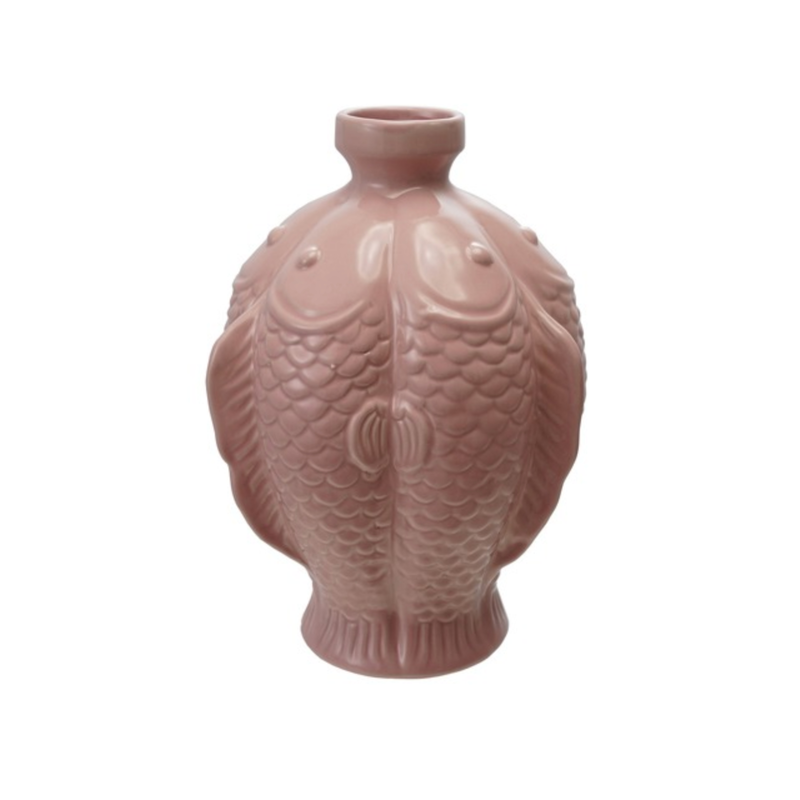 Stoneware Fish Vase