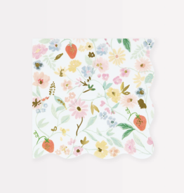 Elegant Floral Large Napkins