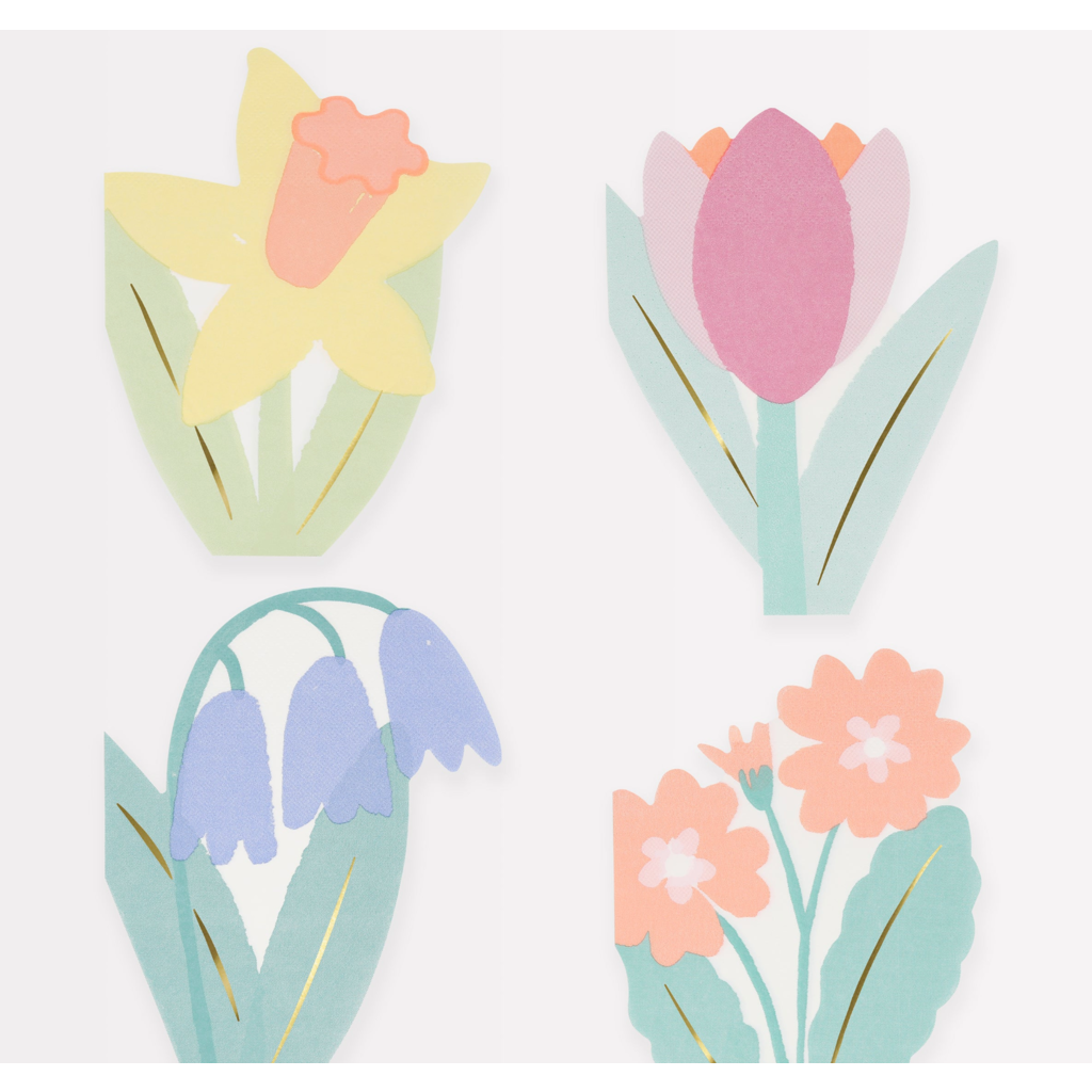 Spring Flower Napkins