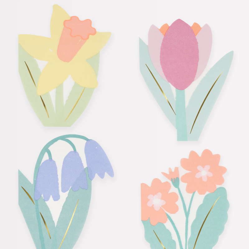 Spring Flower Napkins