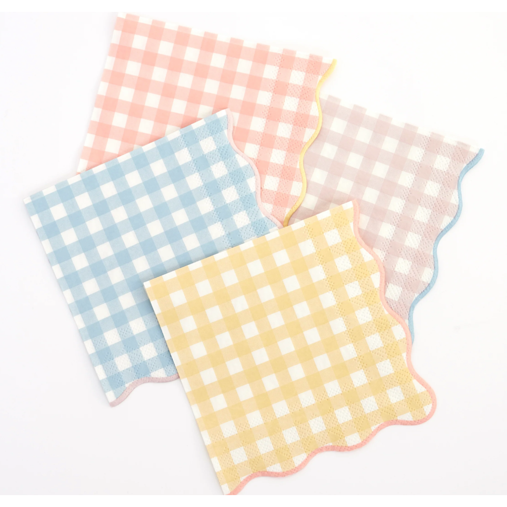 Gingham Small Napkins