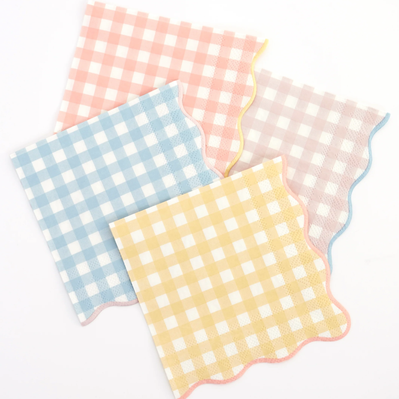 Gingham Small Napkins