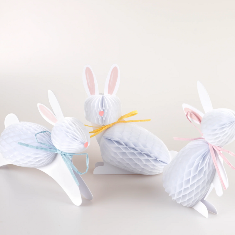 Bunny Honeycomb Decorations