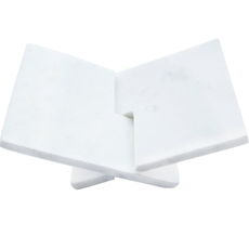 Marble Book  Holder White