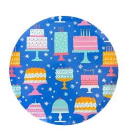 It's A Birthday Large Cake Print Plates