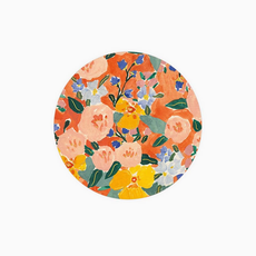 Red + Orange Floral Coaster