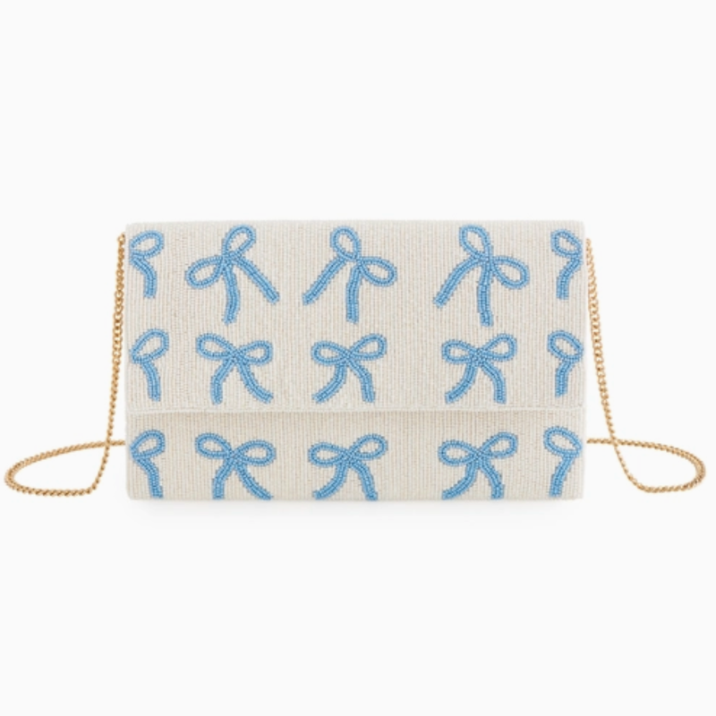 April Beaded Bow Bag