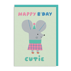 Cutie Mouse Birthday Card