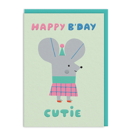 Cutie Mouse Birthday Card