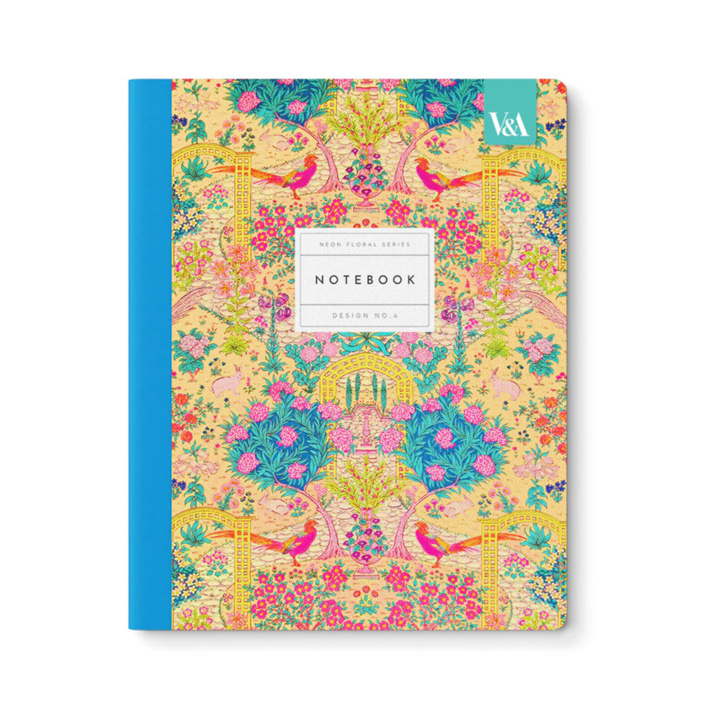 Neon Floral Ornate Garden Premium Exercise Book