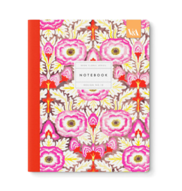 Neon Floral Symmetrical Primrose Premium Exercise Book