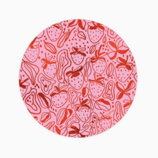 Pink Strawberries Coaster